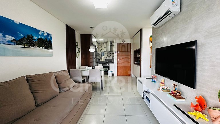 Flat 1 Quarto no Carneiros Beach Resort (C19-E)