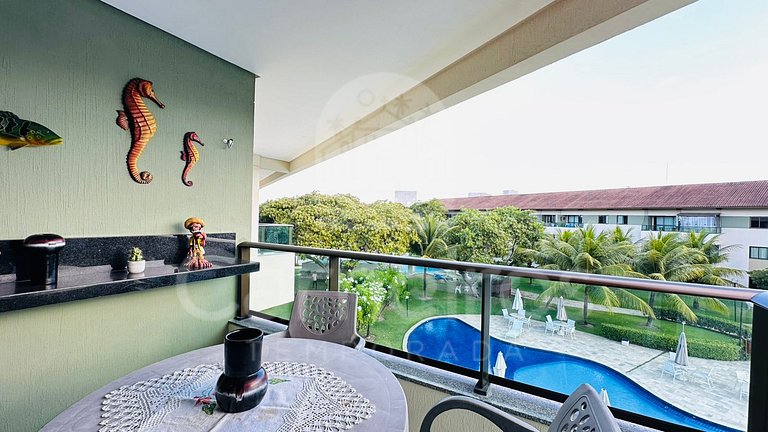 Flat 1 Quarto no Carneiros Beach Resort (C19-E)