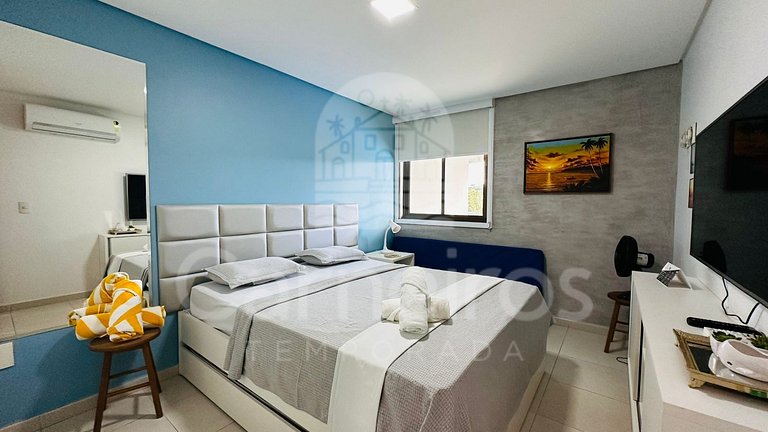 Flat 1 Quarto no Carneiros Beach Resort (C19-E)
