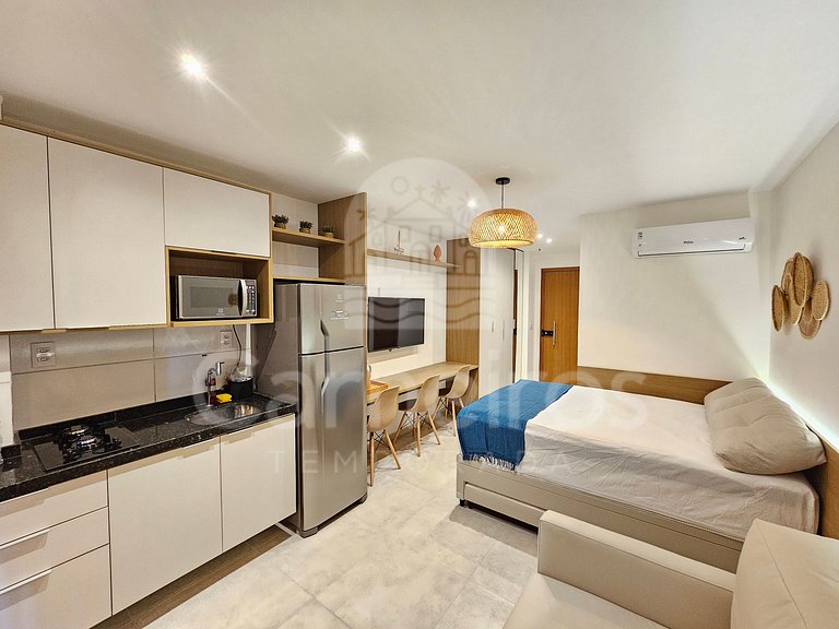 Flat na Praia dos Carneiros c/ Jacuzzi (X03-4)