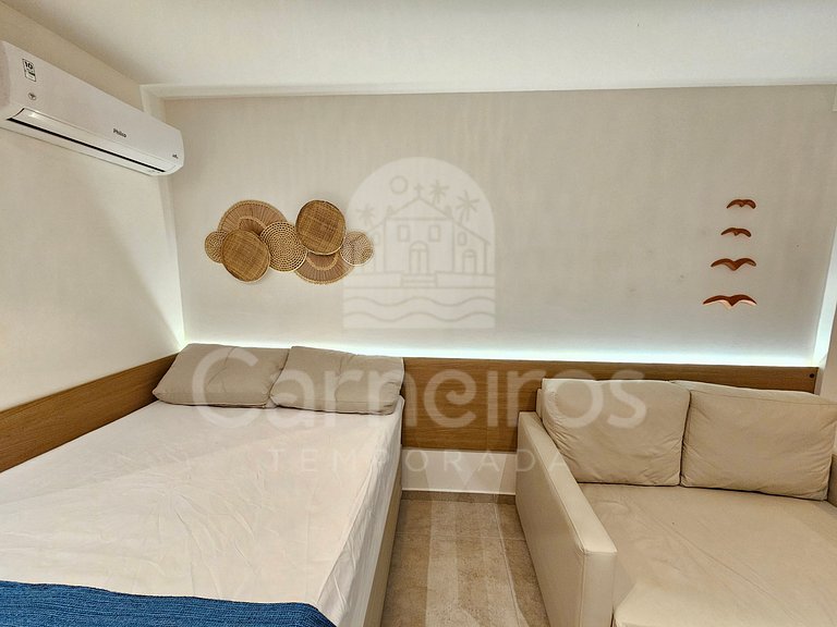 Flat na Praia dos Carneiros c/ Jacuzzi (X03-4)