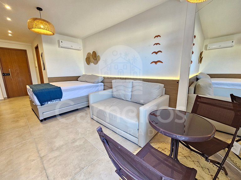 Flat na Praia dos Carneiros c/ Jacuzzi (X03-4)