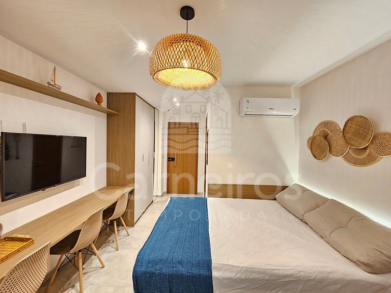 Flat na Praia dos Carneiros c/ Jacuzzi (X03-4)