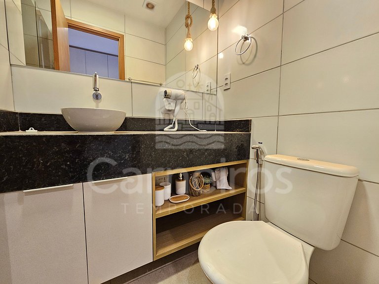 Flat na Praia dos Carneiros c/ Jacuzzi (X03-4)