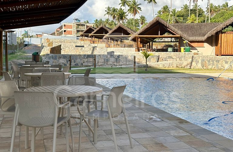 Studio no Carneiros Atlântico - Pé na areia (D113)