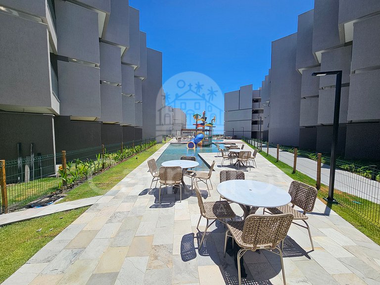 Studio Completo com Vista Mar Lateral (A10-D)