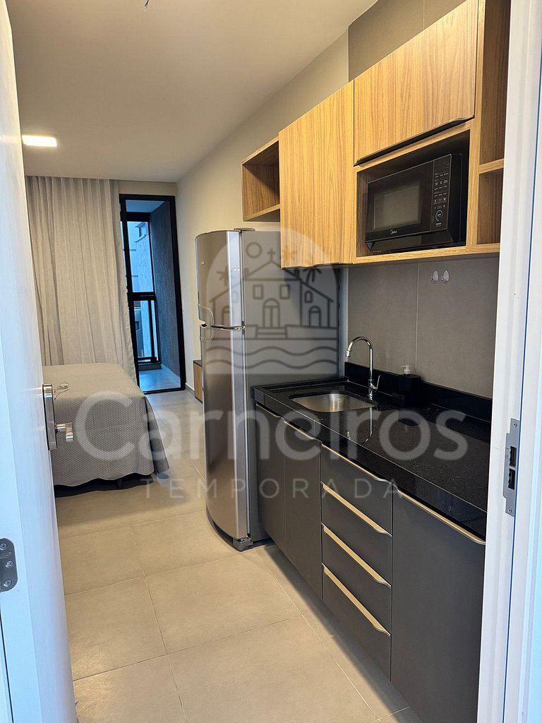 Studio Completo com Vista Mar Lateral(A09-D)