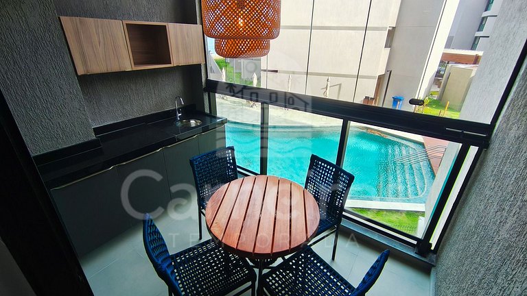 Studio com Vista Mar Lateral - Nomar Beach (A08-D)