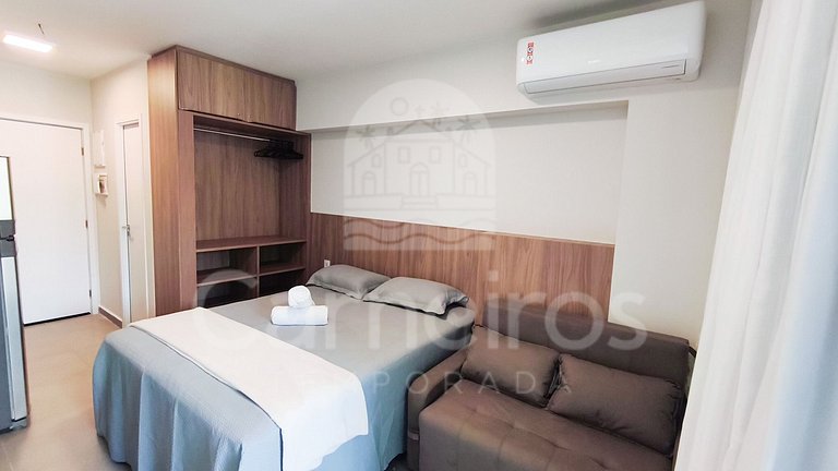 Studio com Vista Mar Lateral - Nomar Beach (A08-D)
