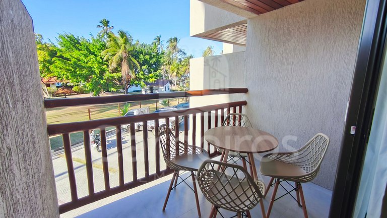 Studio no Carneiros Atlântico - Pé na areia - Melhor Localiz