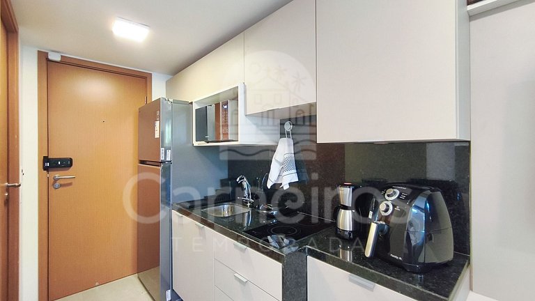 Studio no Carneiros Atlântico - Pé na areia (D113)