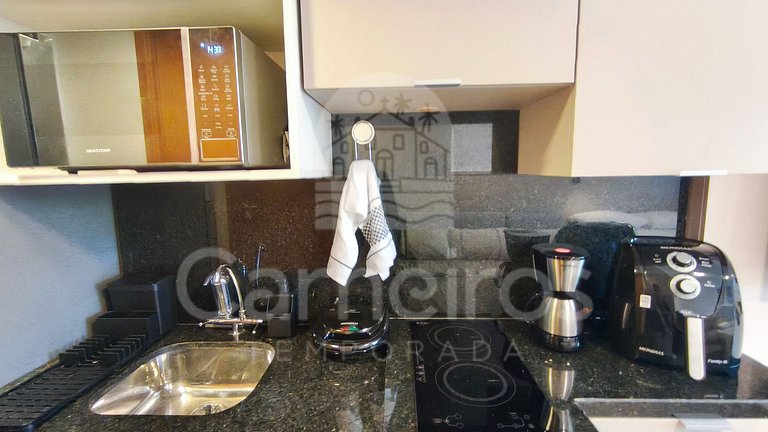 Studio no Carneiros Atlântico - Pé na areia (D113)