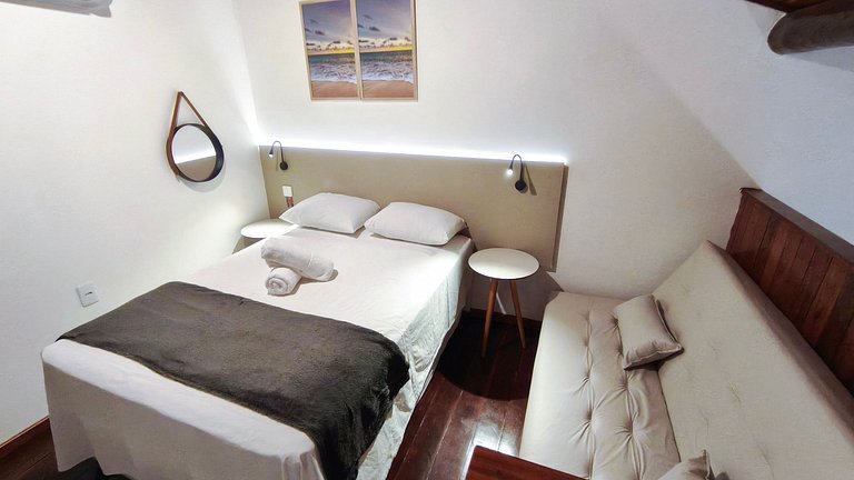 Carneiros | Vista piscina Flat Completo (D316)