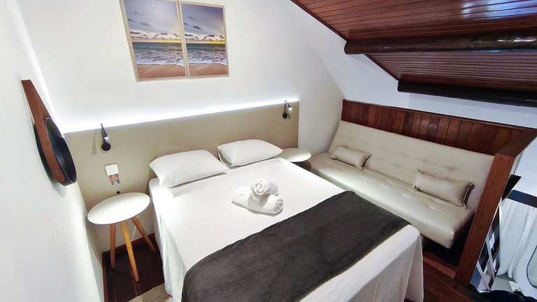 Carneiros | Vista piscina Flat Completo (D316)