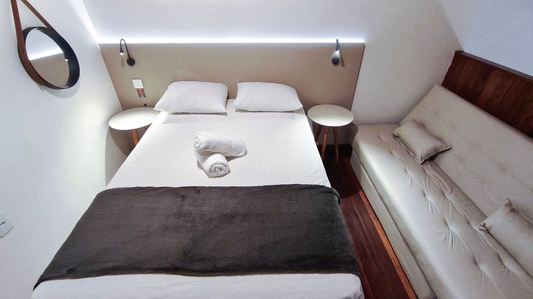 Carneiros | Vista piscina Flat Completo (D316)