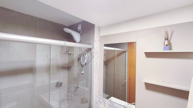 Carneiros | Vista piscina Flat Completo (D316)