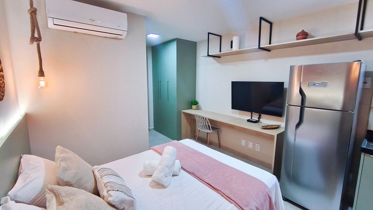 Carneiros | Studio p/ Casal | Max Suítes (A17-2)