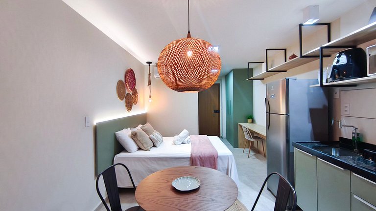 Carneiros | Studio p/ Casal | Max Suítes (A17-2)