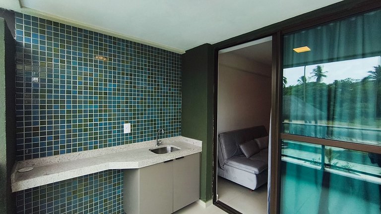Carneiros | 1 QT | Vista para Piscina (A08-C)