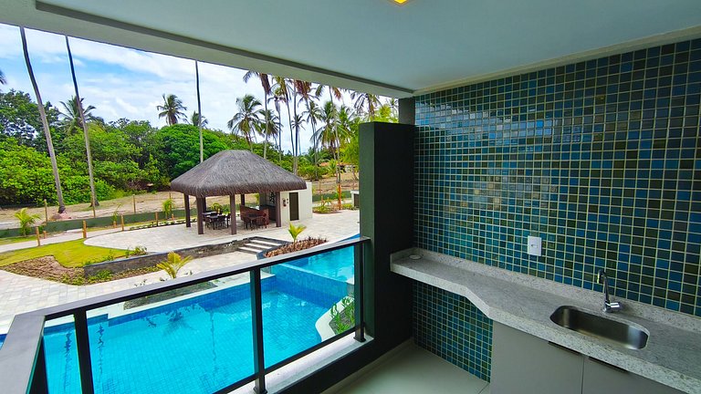 Carneiros | 1 QT | Vista para Piscina (A08-C)