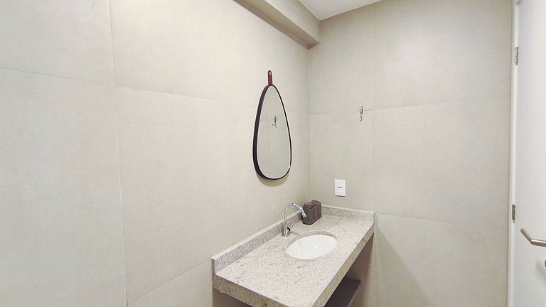 Carneiros | 1 QT | Vista para Piscina (A08-C)