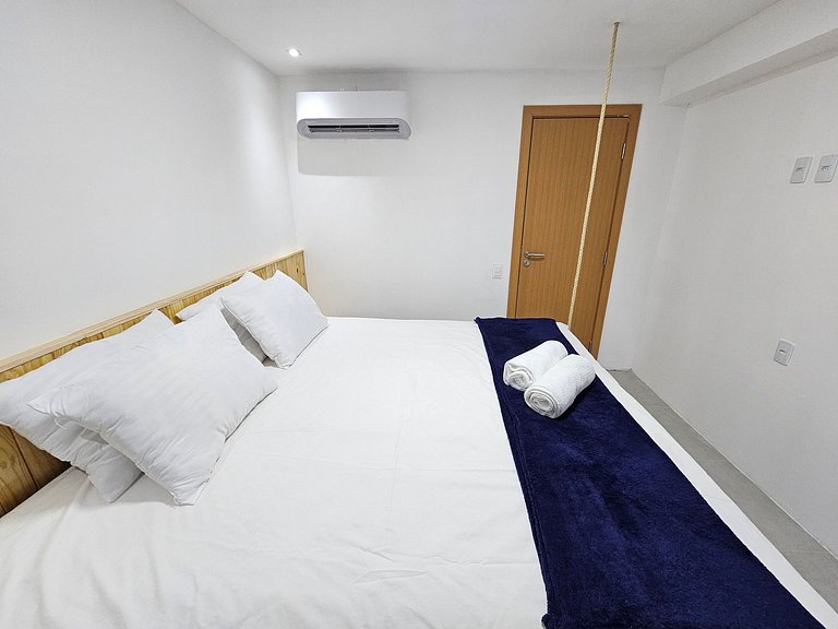 Carneiros Atlântico | Flat Térreo Equipado (D003)