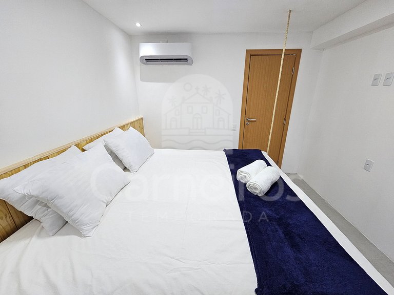 Flat Térreo Carneiros Atlântico - Beira Mar (D003)