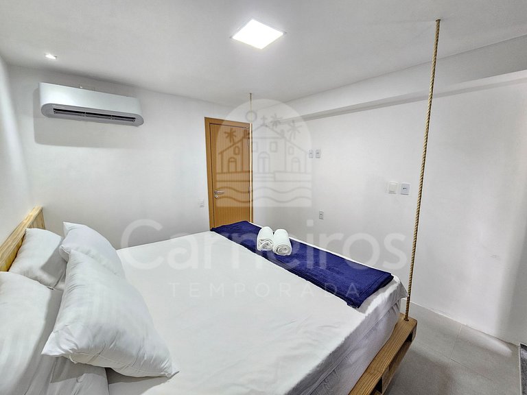 Flat Térreo Carneiros Atlântico - Beira Mar (D003)