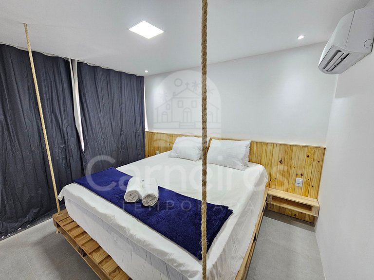 Flat Térreo Carneiros Atlântico - Beira Mar (D003)