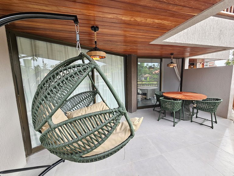 Carneiros Atlântico | Flat Térreo Equipado