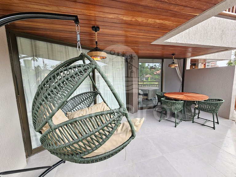 Flat Térreo Carneiros Atlântico - Beira Mar (D003)