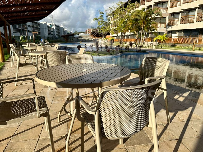 Studio no Carneiros Atlântico - Pé na areia (D106)