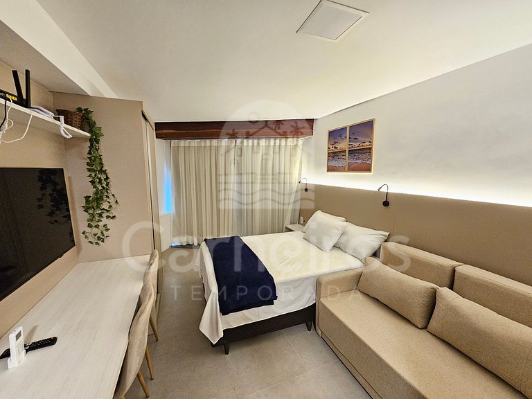 Studio no Carneiros Atlântico - Beira-Mar (D129)