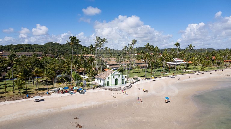 Studio no Carneiros Atlântico - Pé na areia (D132)