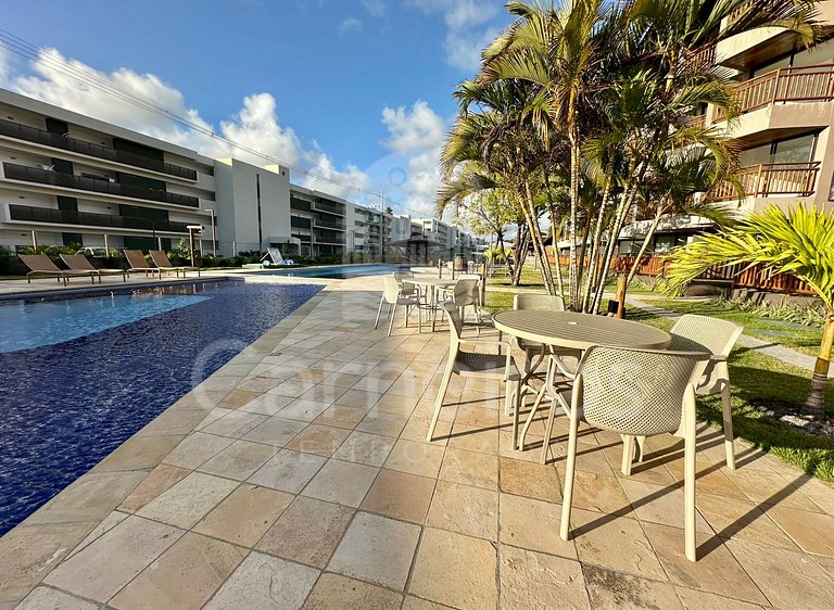 Studio no Carneiros Atlântico - Pé na areia (D230)