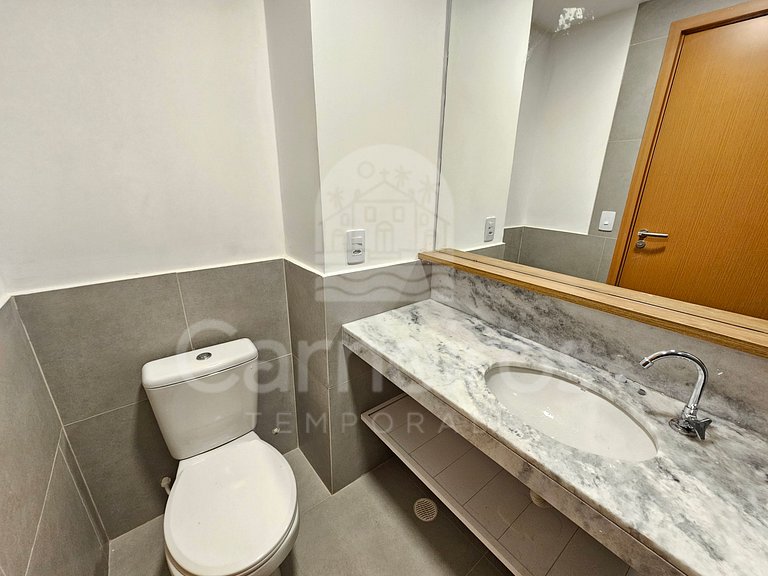 Studio no Carneiros Atlântico - Pé na areia (D134)