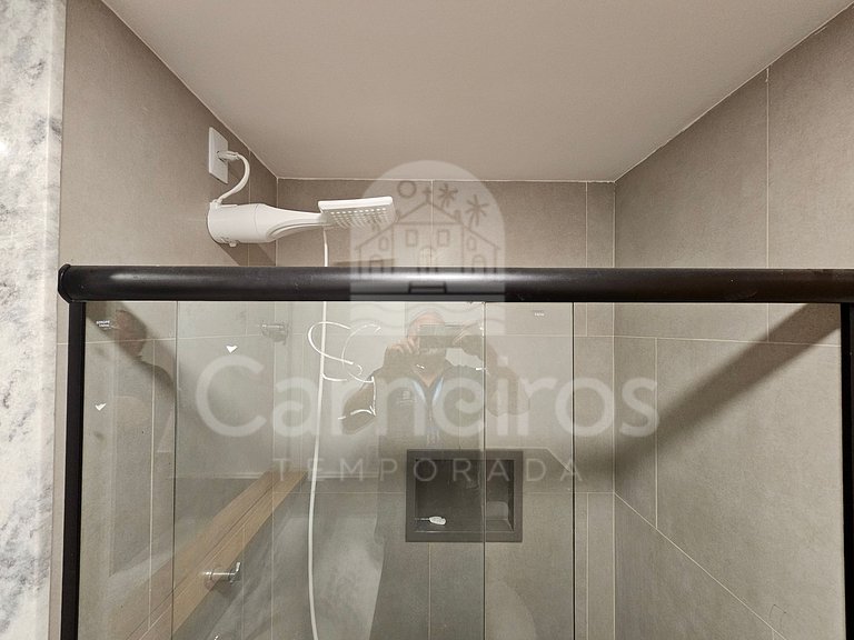 Studio no Carneiros Atlântico - Pé na areia (D134)