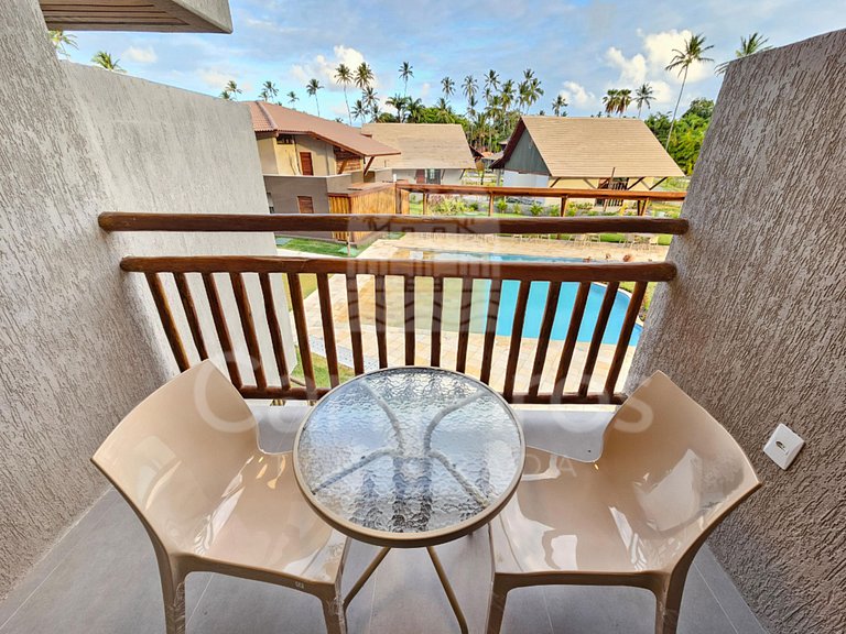 Studio no Carneiros Atlântico - Pé na areia (D230)