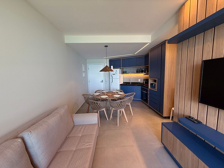 Flat Beira-Mar 2QT Carneiros Nomar Ecoliving(A01B)