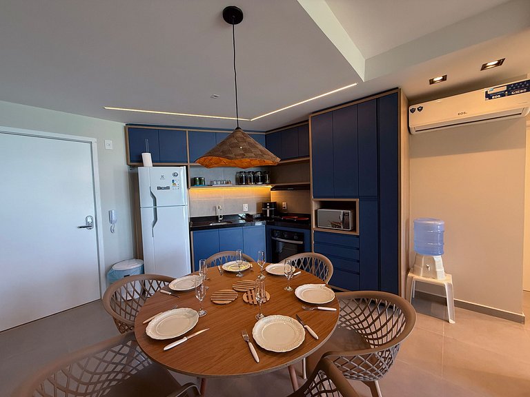 Flat Beira-Mar 2QT Carneiros Nomar Ecoliving(A01B)