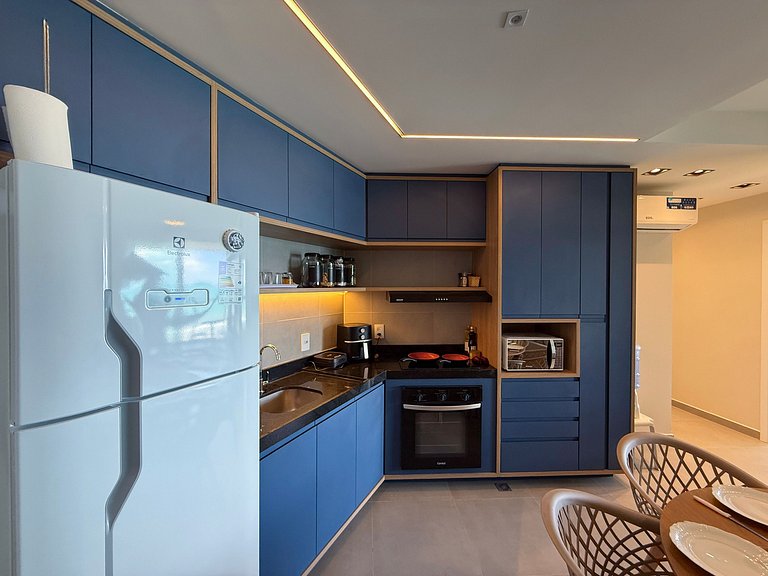 Flat Beira-Mar 2QT Carneiros Nomar Ecoliving(A01B)