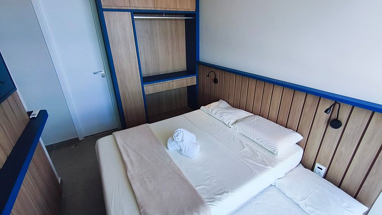 Flat Beira-Mar 2QT Carneiros Nomar Ecoliving(A01B)
