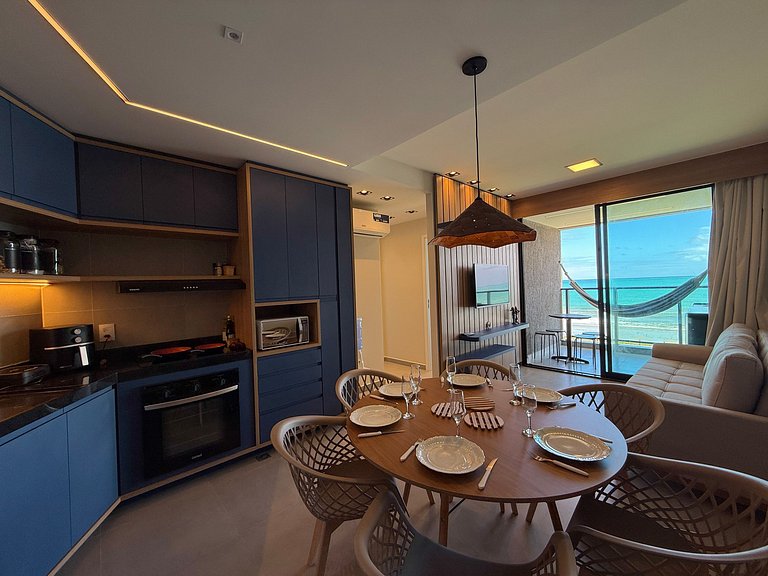 Flat Beira-Mar 2QT Carneiros Nomar Ecoliving(A01B)
