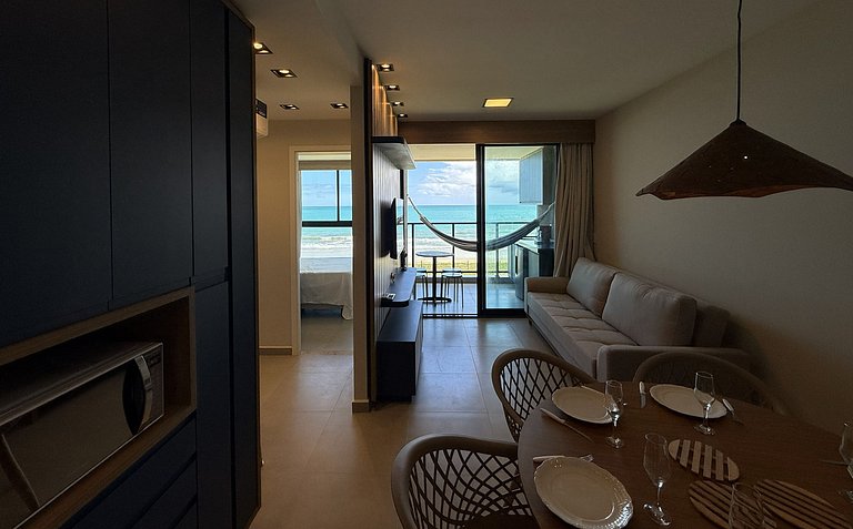 Flat Beira-Mar 2QT Carneiros Nomar Ecoliving(A01B)