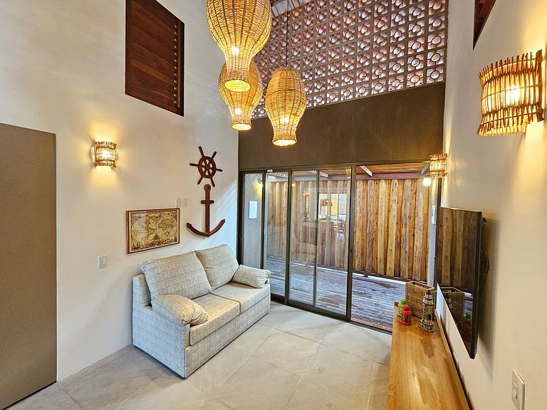 Praia dos Carneiros | Bangalô Frente Mar |4 suítes