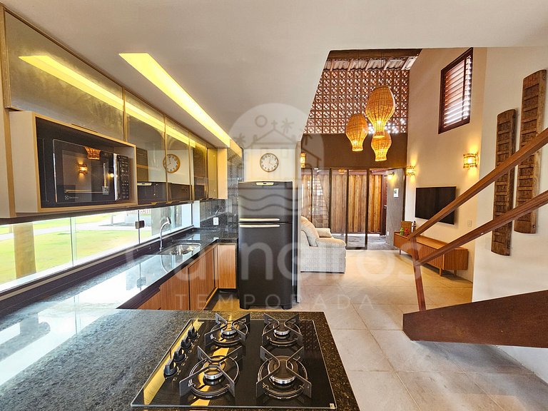 Bangalô c/ Piscina Privativa - 04 Suítes - Carneiros Atlânti