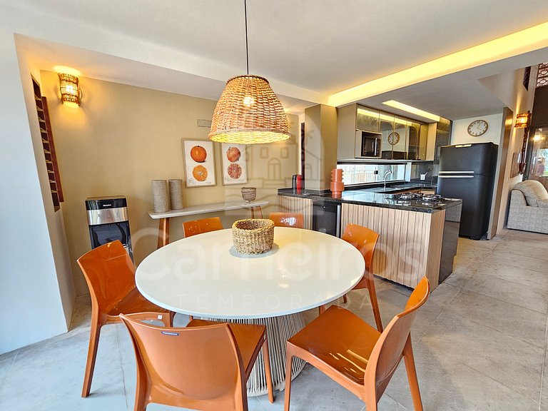 Bangalô c/ Piscina Privativa no Atlântico Praia dos Carneiro