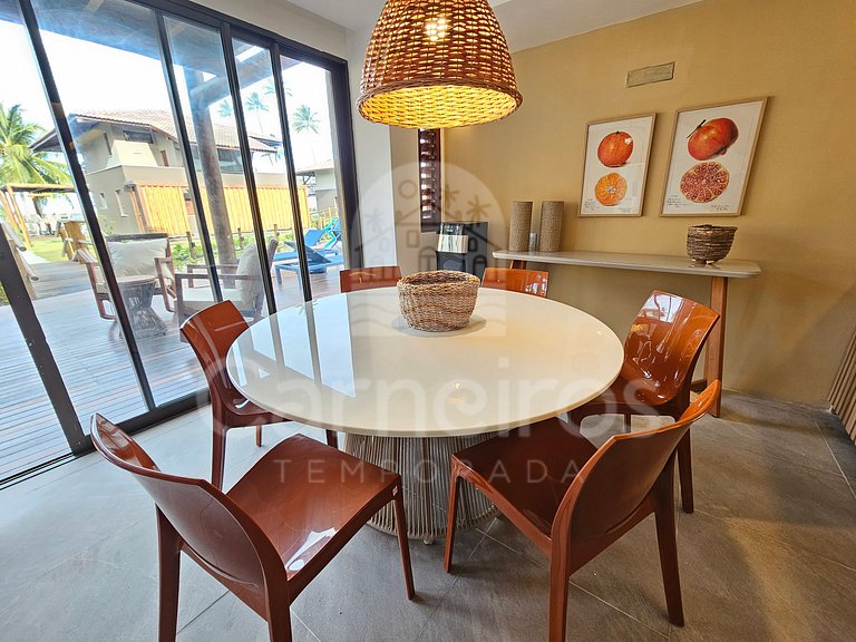 Bangalô c/ Piscina Privativa no Atlântico Praia dos Carneiro