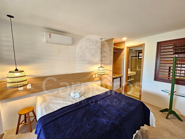 Bangalô c/ Piscina Privativa - 04 Suítes - Carneiros Atlânti