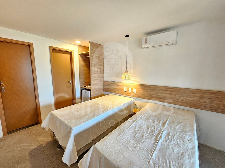 Bangalô c/ Piscina Privativa no Atlântico Praia dos Carneiro